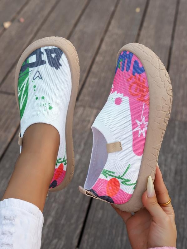 Women's Flyknit Breathable Slip-On Shoes