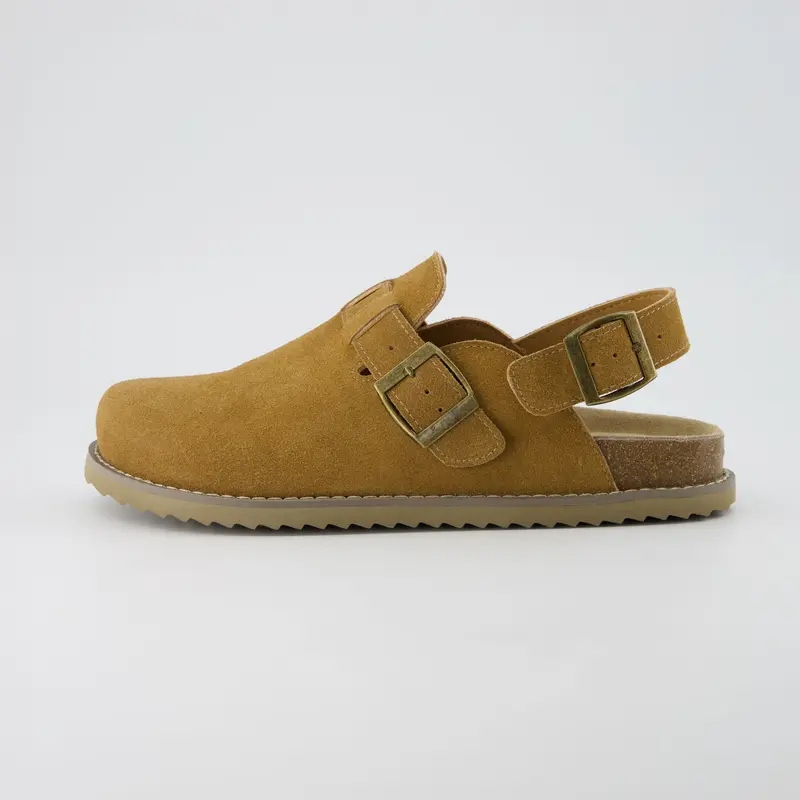 Brooklyn Genuine Suede Slingback Clogs