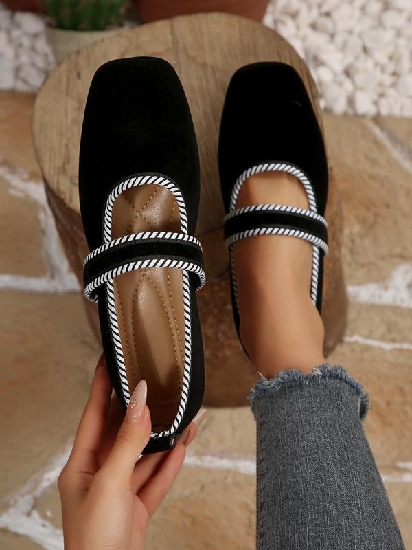 Vintage Square Toe Mary Jane Loafers