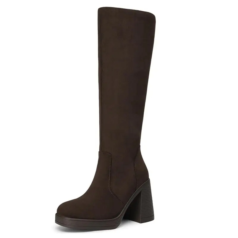 Women's BTC Leather Platform Boots