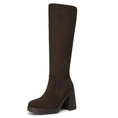 Women's BTC Leather Platform Boots