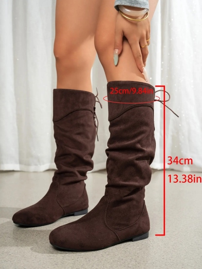Women's Knee-High Low Heel Fashion Boots