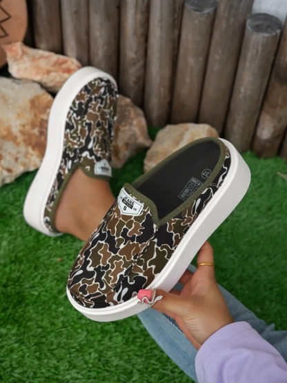 Women's Checkerboard Mules