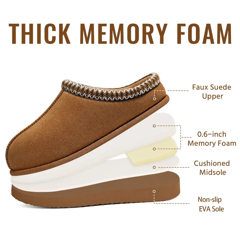 Women's Chic Memory Foam Slippers