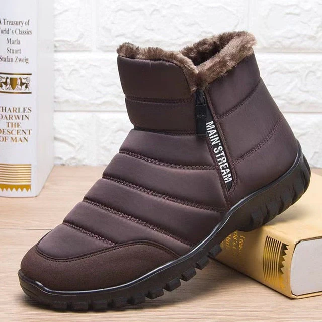 Mens Winter Warm Ankle Boots