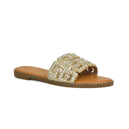 Soft Comfy Diamante Bling Slider