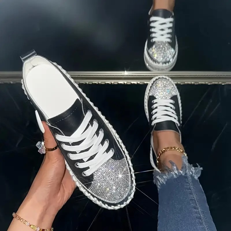 Women's Rhinestone Sneakers