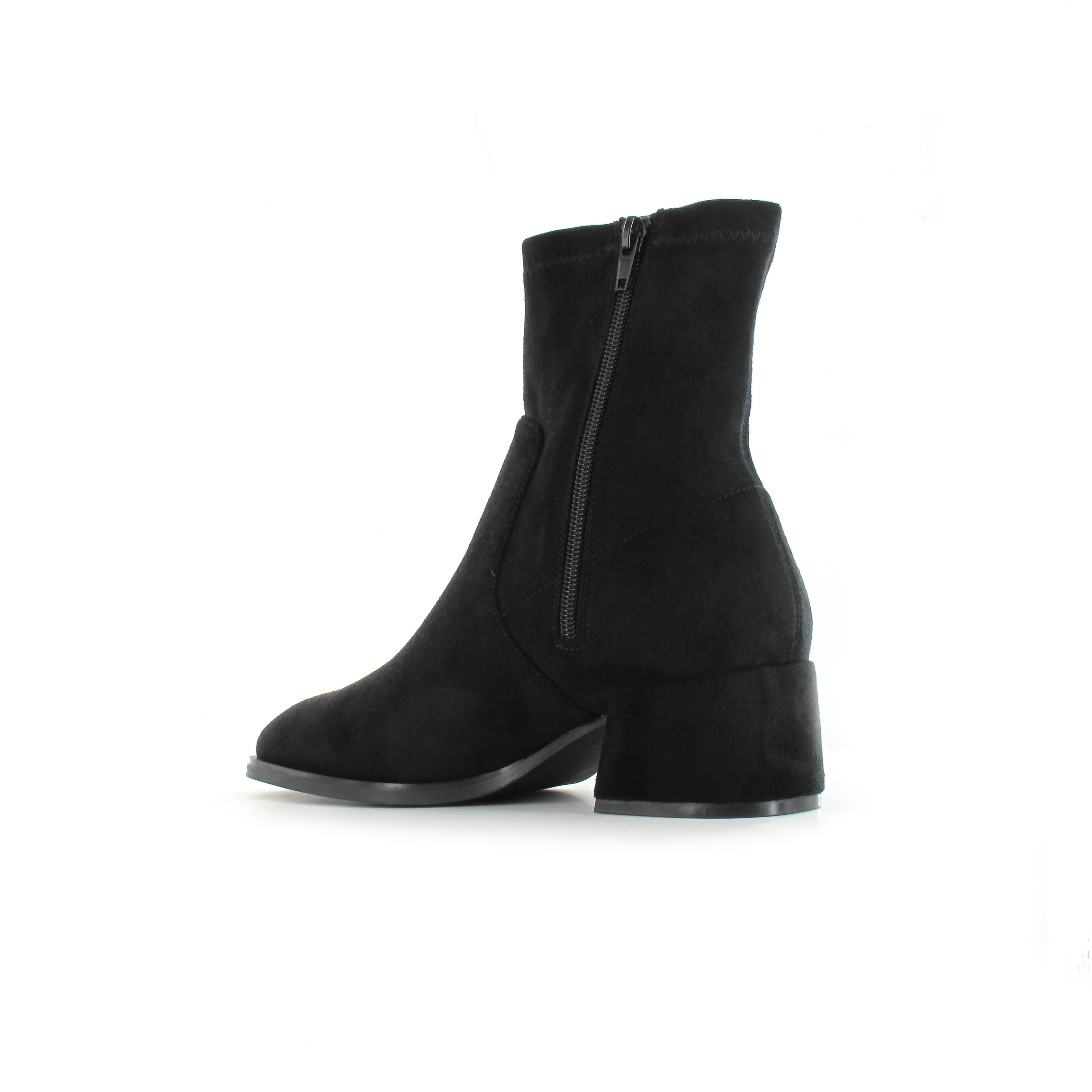 Fax Suede Ankle Boots