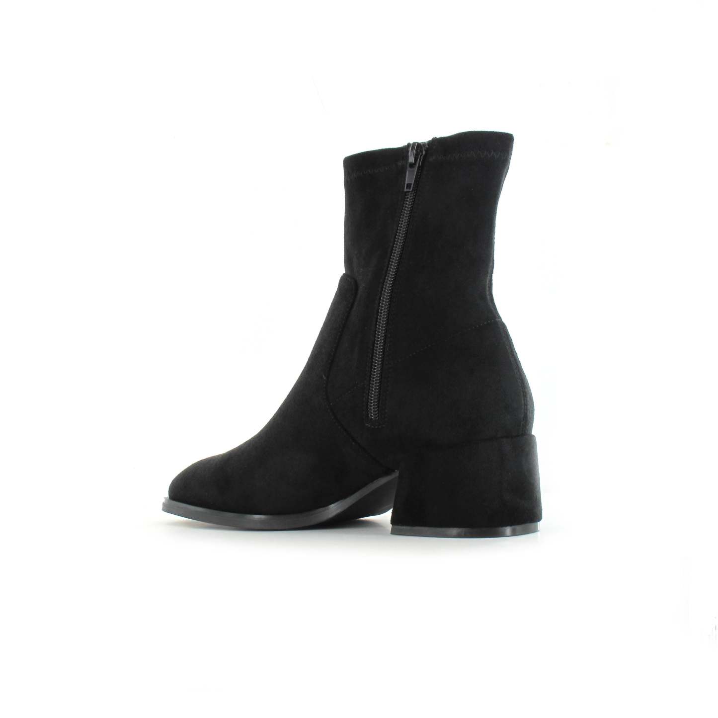 Fax Suede Ankle Boots