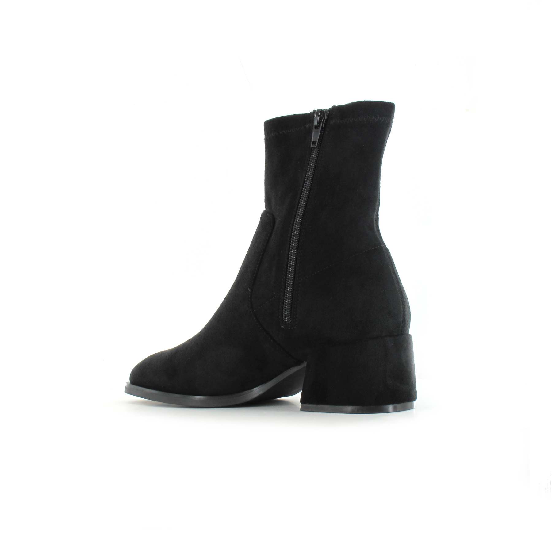 Fax Suede Ankle Boots