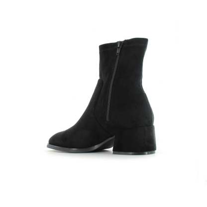 Fax Suede Ankle Boots