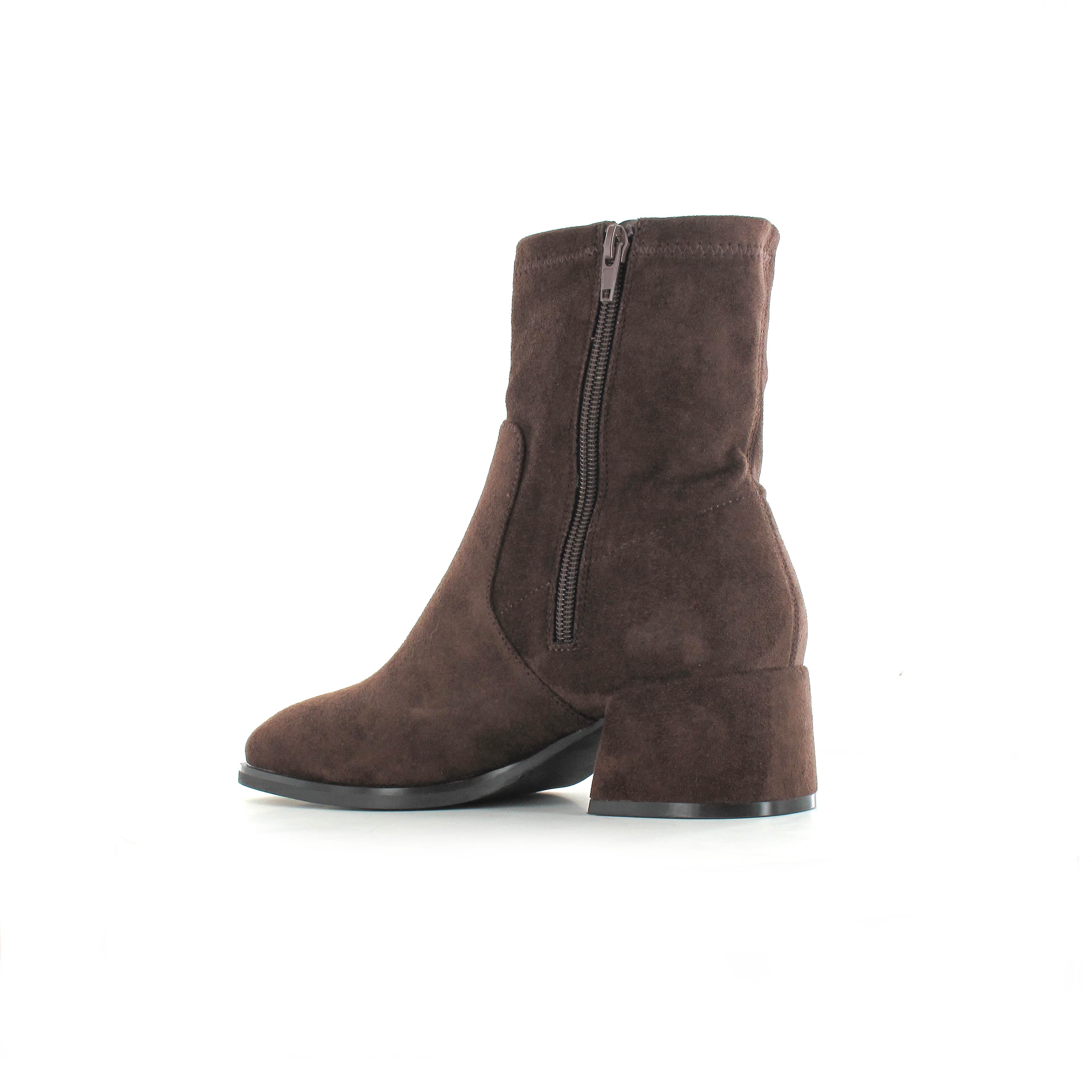 Fax Suede Ankle Boots