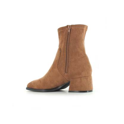 Fax Suede Ankle Boots