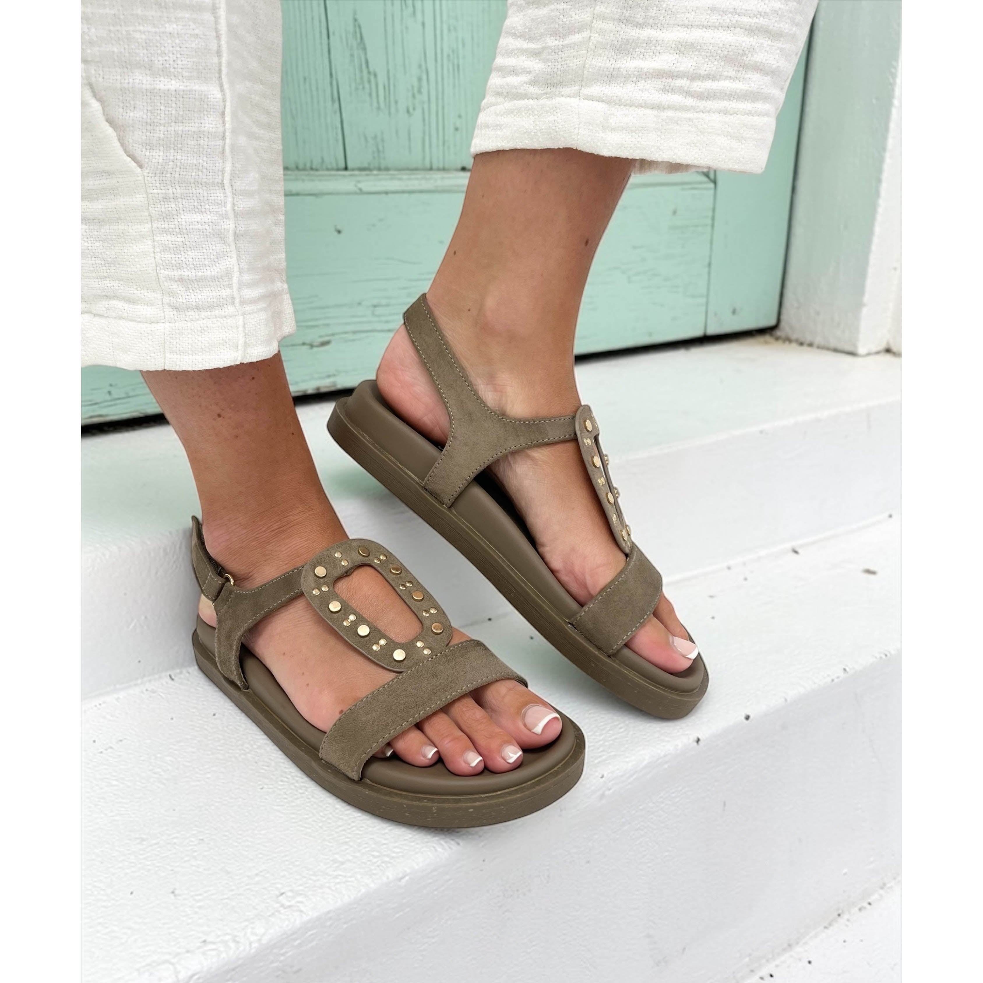 Comfort Memory Foam Strapped Sandals