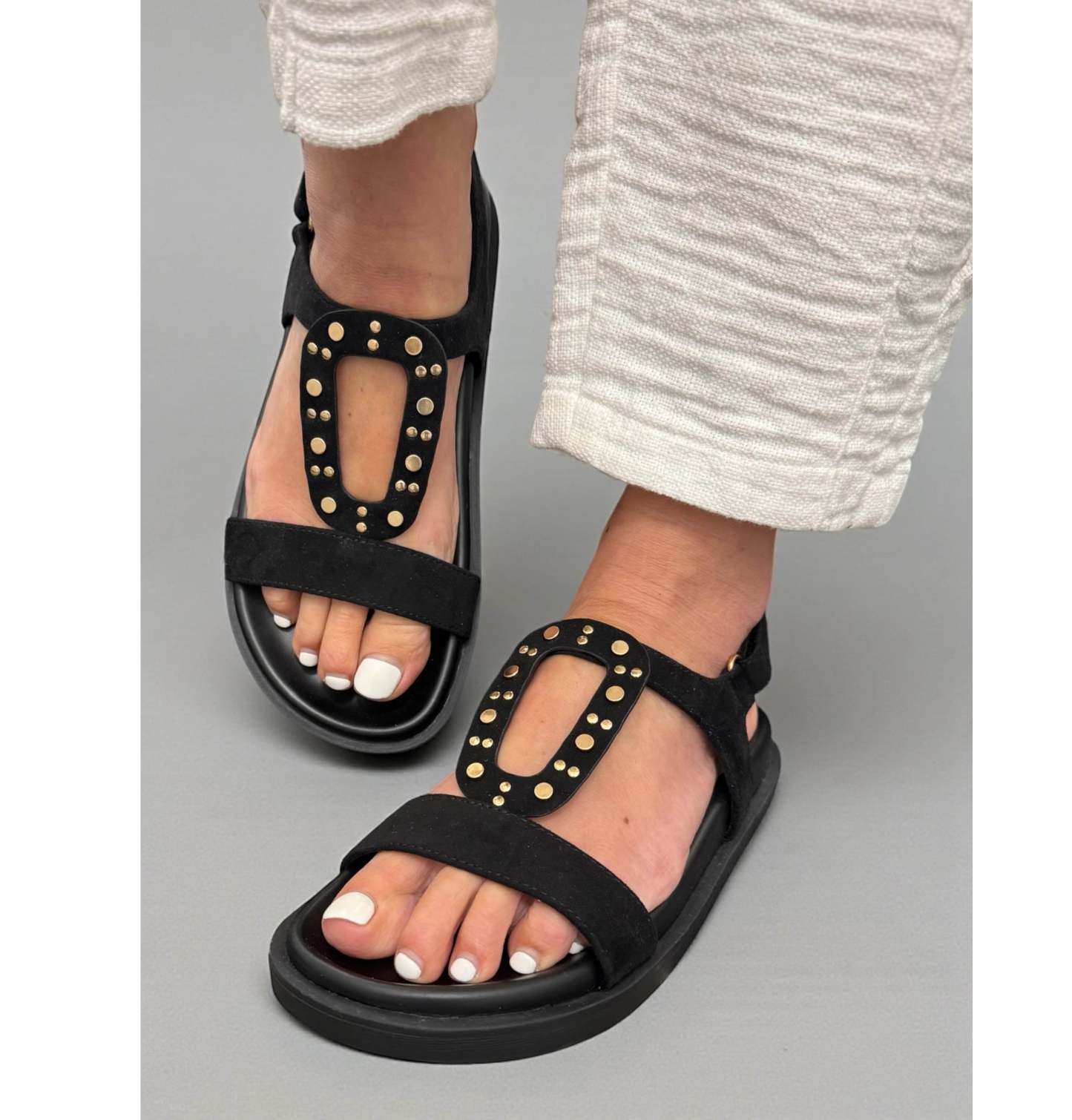 Comfort Memory Foam Strapped Sandals