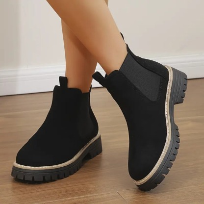 Women's Chunky Chelsea Ankle Boots