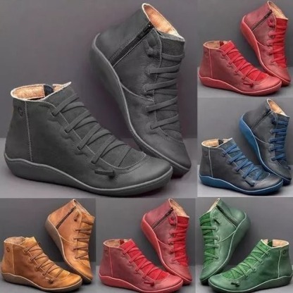 Womens Vintage Leather Boots
