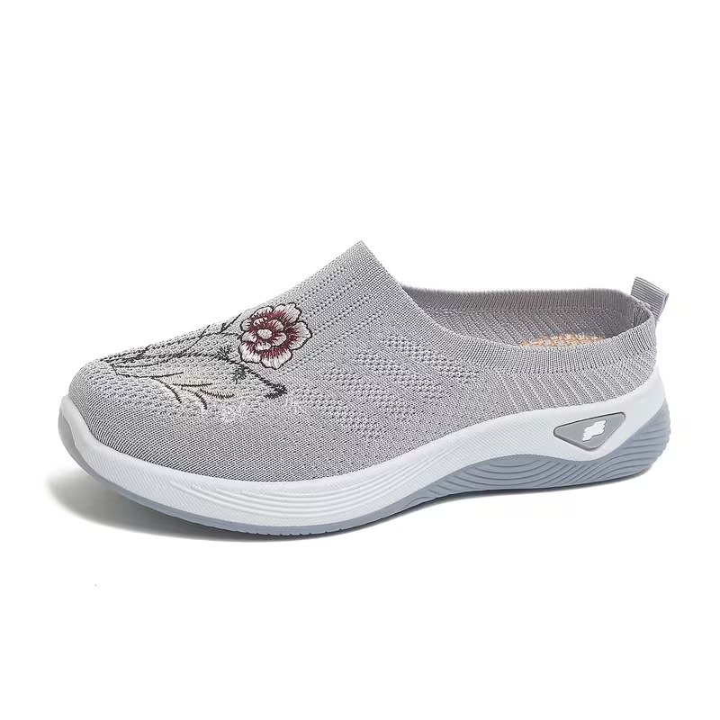 Women's Mesh Upper Lazy Slides
