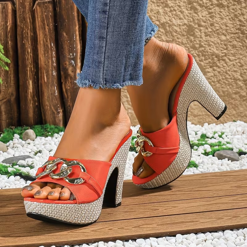 Women's Sexy Open-Toe Heels