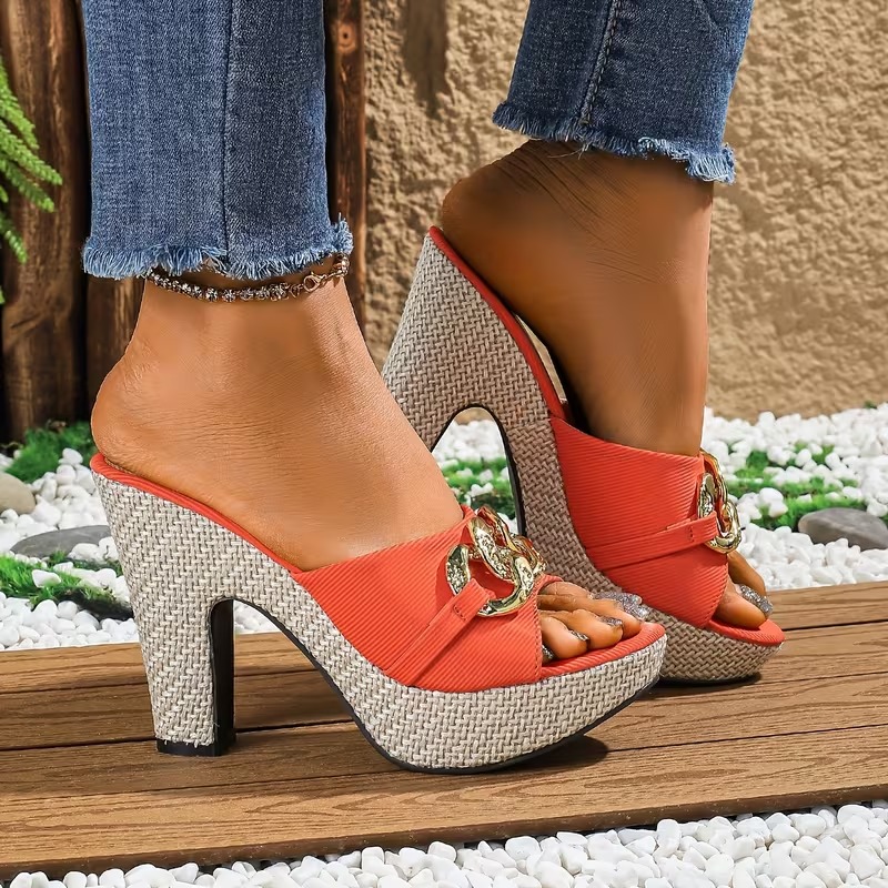 Women's Sexy Open-Toe Heels