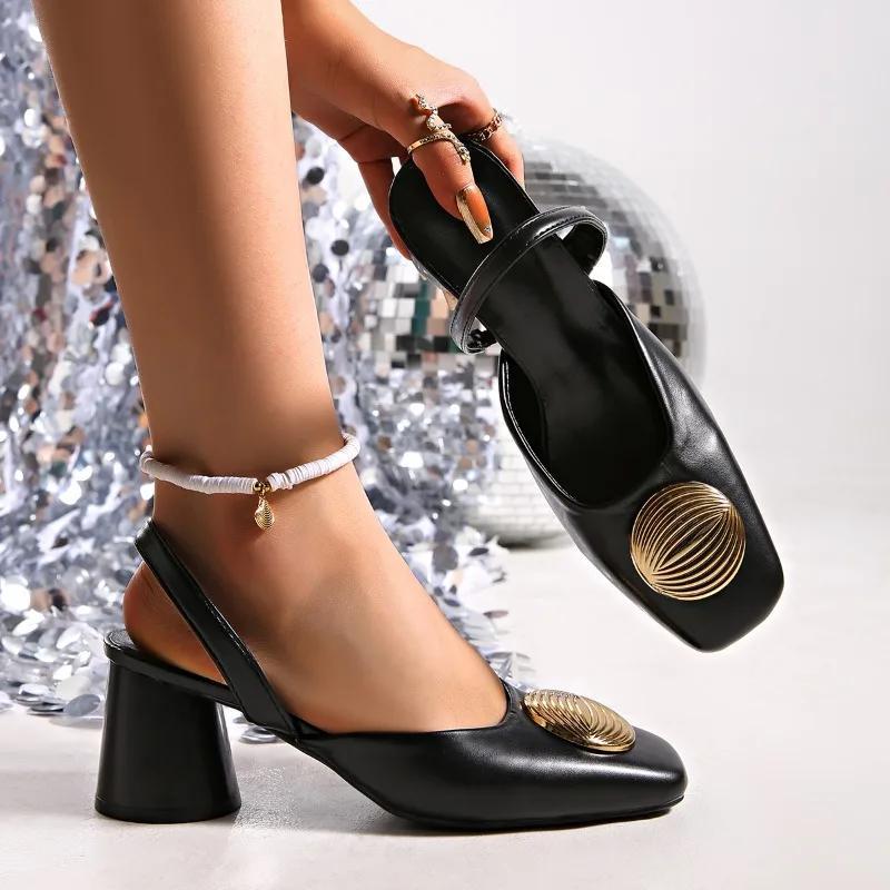 Women's New Closed Toe Heels
