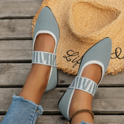 Roseland Knitted Flats