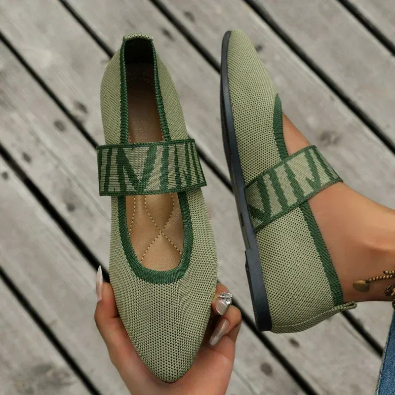 Roseland Knitted Flats