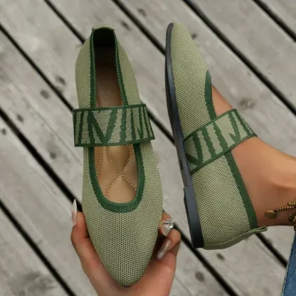 Roseland Knitted Flats