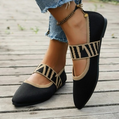 Roseland Knitted Flats