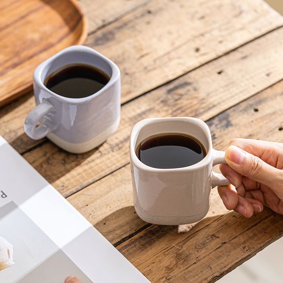 Color Glaze Hand Made Japanese Mug Office Household Retro Coffee Cup