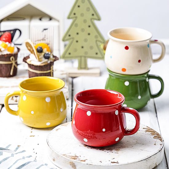 Wholesale Custom Ceramic Cup Cute Mugs Fashion Christmas Gifts Mugs