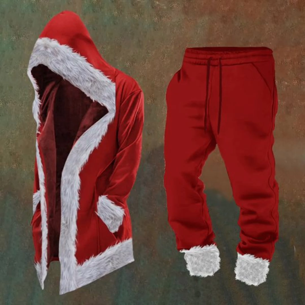 Christmas Santa Hooded Jacket