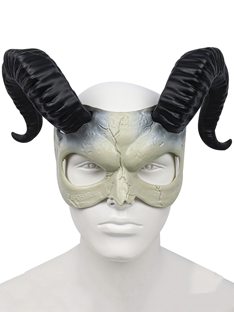 Unisex Merry Krampus Devil Horns Mask