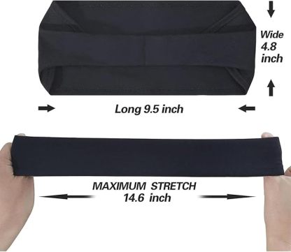 Sweat Headbands, Sports Headbands for Men Women, Head Band for Golf, Skiing,Tennis, Gym, Camping, Running, Cycling, Moisture Wicking Workout Headband