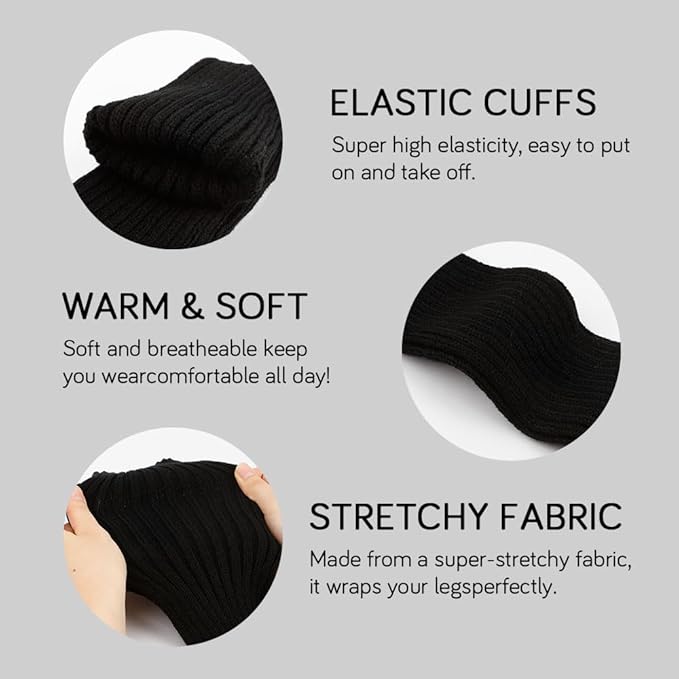 Leg Warmers for Women,Neon Leg Warmers,80s Costumes for Women,Leg Warmers for Women Winter,Pink Leg