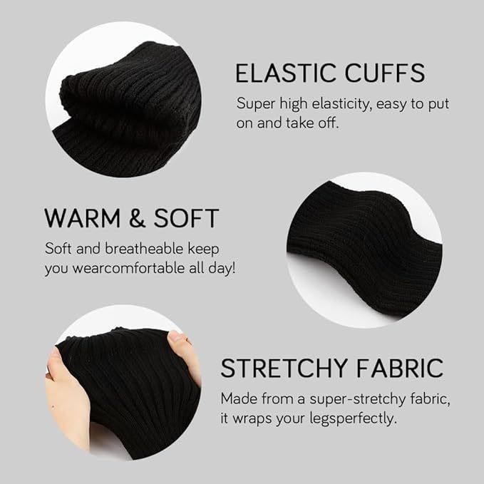 Leg Warmers for Women,Neon Leg Warmers,80s Costumes for Women,Leg Warmers for Women Winter,Pink Leg