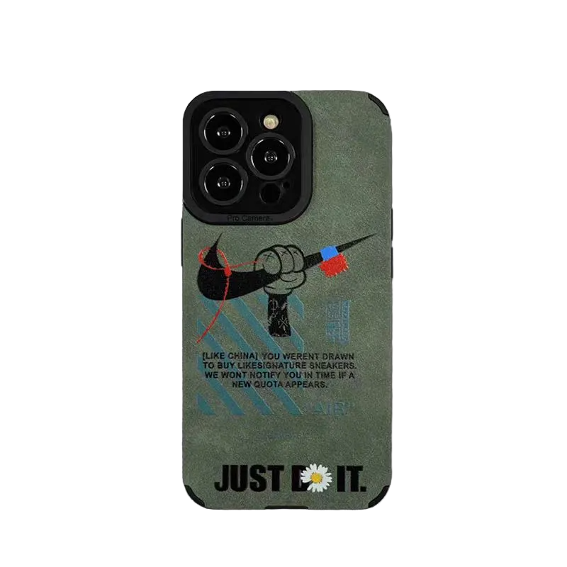 【Sport】 Stylish Suede Leather iPhone case