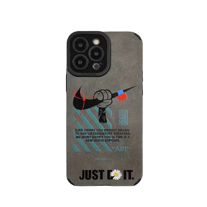 【Sport】 Stylish Suede Leather iPhone case