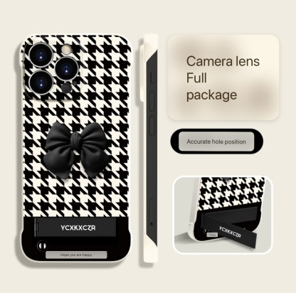Wave dot borderless mobile phone case