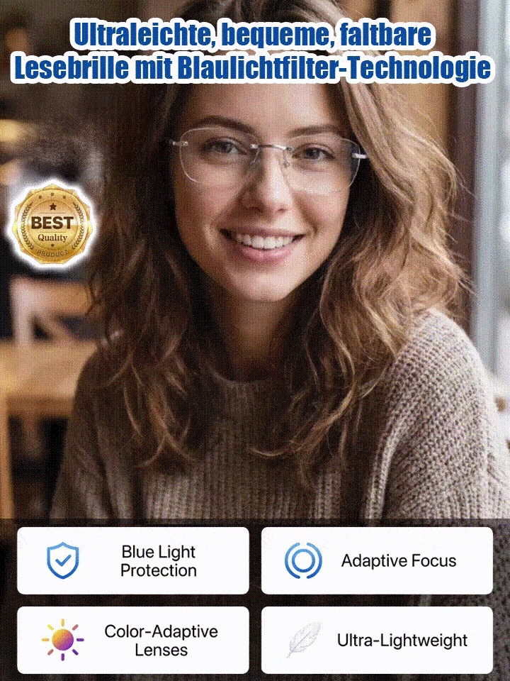 Ultraleichte, intelligente, zoomfähige, lichtempfindliche, farbverändernde, blaulichtblockierende Le