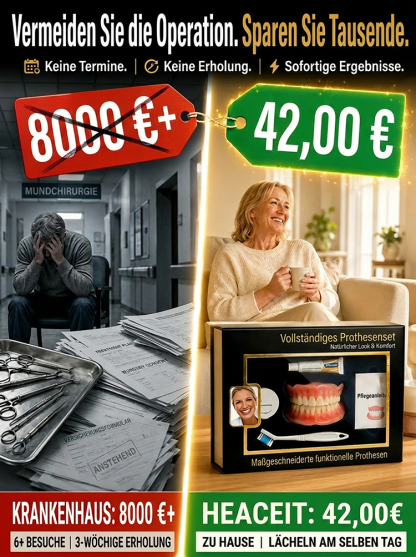【Meister der Mundumgestaltung】 – Wir schenken Ihnen ein Komplettset für ein perfektes Lächeln