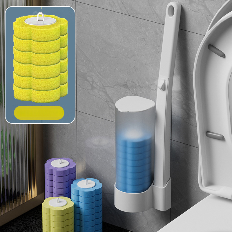 Saubere Hände und keine Unordnung durch austauschbare Bürstenköpfe für Toilettenbürsten