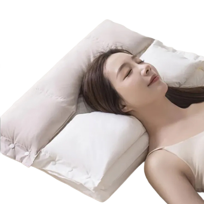 Weiches und festes Dual-Zone-Baumwoll-Nackenpflege-Beauty-Traktions-Kissen