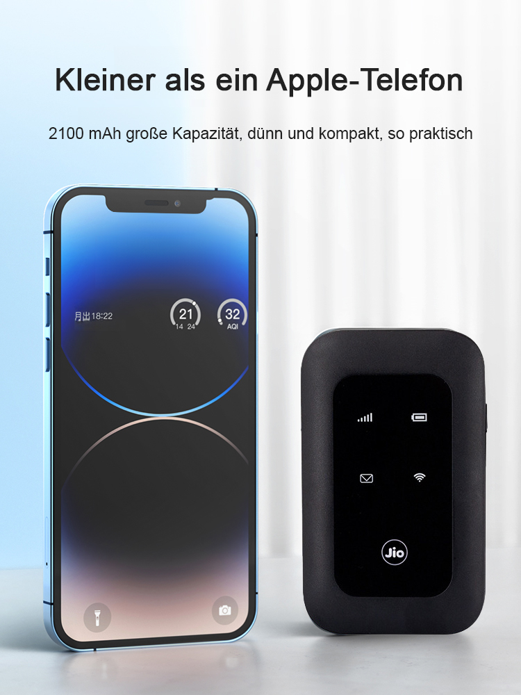 【Superstarkes Signal ohne Verzögerung】Weltweit einsetzbares tragbares WLAN