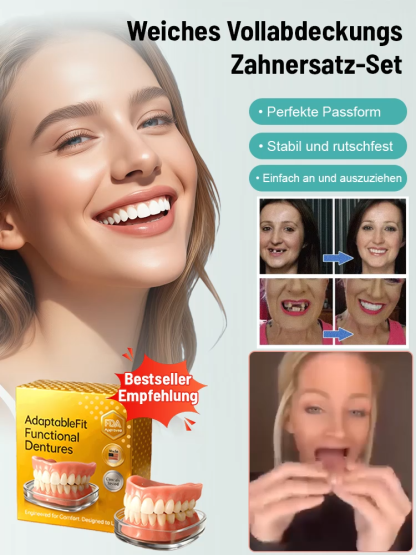 Weiche Vollprothese Verkleidungssatz