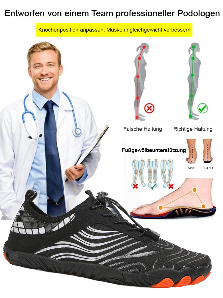 【Für spezielle Fußformen geeignet】Weite Diabetiker-Schuhe zur Korrektur von Hallux Valgus