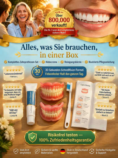 【Meister der Mundumgestaltung】 – Wir schenken Ihnen ein Komplettset für ein perfektes Lächeln