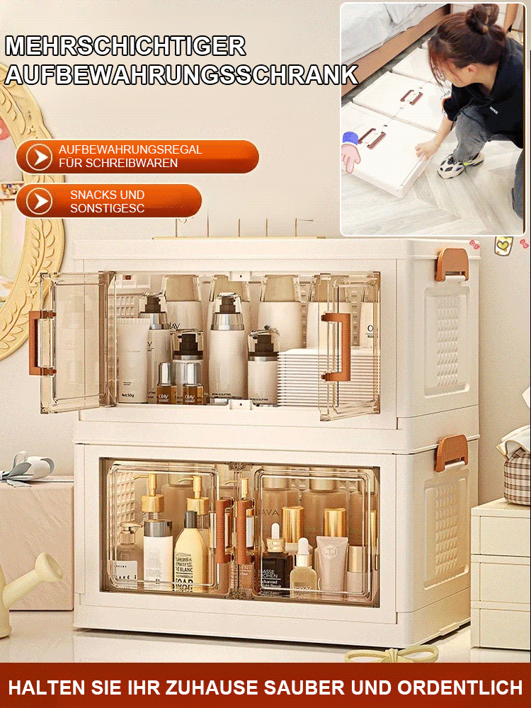 Mehrschichtiger Aufbewahrungsschrank für Schreibwaren, Snacks und Kleinigkeiten - Hinweis bei Bestel