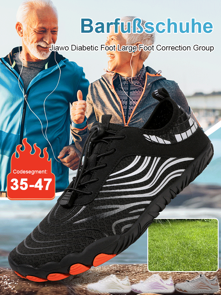 【Für spezielle Fußformen geeignet】Weite Diabetiker-Schuhe zur Korrektur von Hallux Valgus