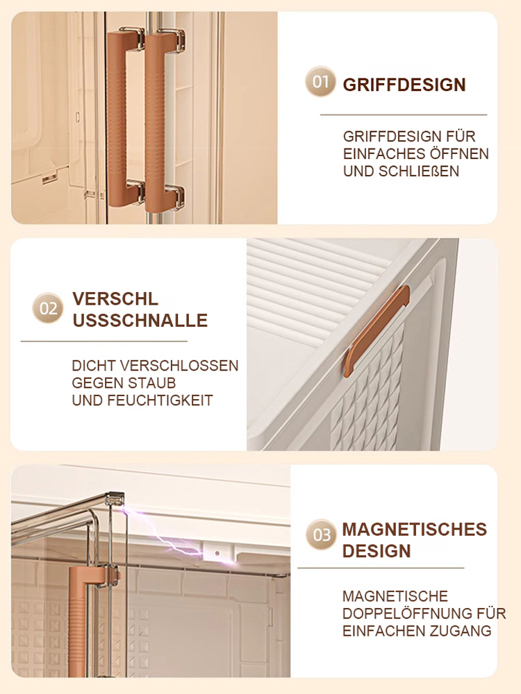 Mehrschichtiger Aufbewahrungsschrank für Schreibwaren, Snacks und Kleinigkeiten - Hinweis bei Bestel